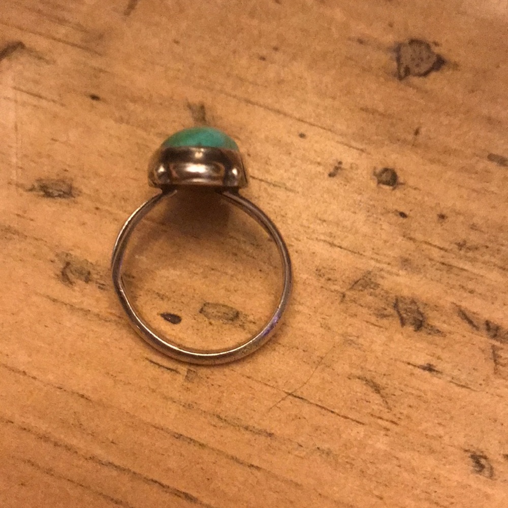 Silver turquoise ring. - Picture 6 of 6